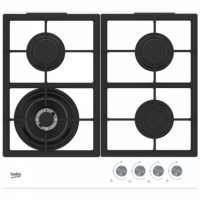 Газовая варочная панель Beko HILW64225SW - купить за 17&nbsp;707.06 ₽ в Москве с доставкой по РФ