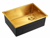 Кухонная мойка Emar 540(UN) PVD Golden - купить за 22&nbsp;830.59 ₽ в Москве с доставкой по РФ