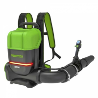 Воздуходувка аккумуляторная GreenWorks GD82BP2 2408307 - купить онлайн, цена 34 875.19 ₽, стоимость доставки по МСК и РФ от 300 рублей, заказать сейчас! Воздуходувка аккумуляторная GreenWorks GD82BP2 2408307 - купить за 34 875.19 ₽ в Москве с доставкой по РФ