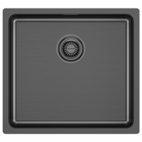 Мойка Paulmark Мойка нерж. сталь VISTA 48, PM304844-GM, вороненая сталь, 480х440мм, Paulmark - купить за 24&nbsp;394.12 ₽ в Москве с доставкой по РФ