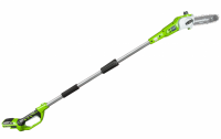 Высоторез/сучкорез аккумуляторный GreenWorks G24PS20 24V 2000107 - купить за 8&nbsp;163.53 ₽ в Москве с доставкой по РФ