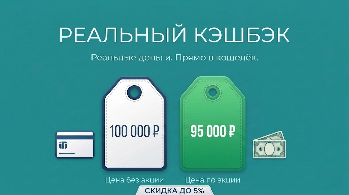 Реальный "КЭШ БЭК" Реальный "КЭШ БЭК"