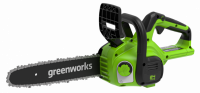 Купить пила цепная аккумуляторная greenworks g24cs25k4 2007707ub в Москве Пила цепная аккумуляторная GreenWorks G24CS25K4 2007707UB