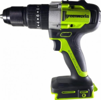Дрель-шуруповерт GreenWorks GD24DD60 3704107 - купить онлайн, цена 6 800 ₽, стоимость доставки по МСК и РФ от 300 рублей, заказать сейчас! Дрель-шуруповерт GreenWorks GD24DD60 3704107 - купить за 6 800 ₽ в Москве с доставкой по РФ