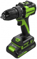 Дрель-шуруповерт GreenWorks DD345 3708307CUA - купить за 7&nbsp;708 ₽ в Москве с доставкой по РФ