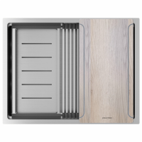 Мойка Paulmark Мойка нерж. сталь NEXT-MULTI SINK 58 UNI, PM785845-BS, брашированная сталь, 580х450мм, Paulmark - купить за 38&nbsp;923.53 ₽ в Москве с доставкой по РФ