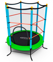 Батут DFC SMRKIDS 55 дюймов с сеткой GREEN TX-B7105FG - купить онлайн, цена 10 506.74 ₽, стоимость доставки по МСК и РФ от 300 рублей, заказать сейчас! Батут DFC SMRKIDS 55 дюймов с сеткой GREEN TX-B7105FG - купить за 10 506.74 ₽ в Москве с доставкой по РФ
