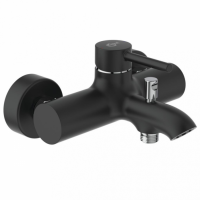 Смеситель для ванны Ideal Standard Ceraline BC199U4 черный хром - купить за 7&nbsp;604.71 ₽ в Москве с доставкой по РФ