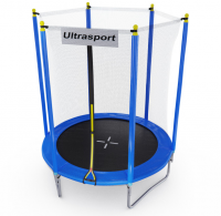 Батут с внешней защитной сеткой DFC Trampoline STOCK 6 ft ULTRASPORT 330700001076 - купить за 14&nbsp;005 ₽ в Москве с доставкой по РФ