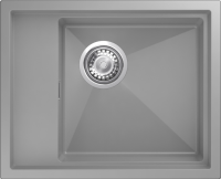 Мойка Rivelato NOBILE NB-544-L grigio metallizz - купить онлайн, цена 15 409.41 ₽, стоимость доставки по МСК и РФ от 300 рублей, заказать сейчас! Мойка Rivelato NOBILE NB-544-L grigio metallizz - купить за 15 409.41 ₽ в Москве с доставкой по РФ