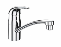 Смеситель для кухни GROHE Euroeco хром 32750000 - купить онлайн, цена 14 385.88 ₽, стоимость доставки по МСК и РФ от 300 рублей, заказать сейчас! Смеситель для кухни GROHE Euroeco хром 32750000 - купить за 14 385.88 ₽ в Москве с доставкой по РФ