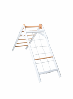 Спортивный комплекс Perfetto sport Piccolo angolo in legno bianco-naturale PS-109 Мини - купить за 10&nbsp;835 ₽ в Москве с доставкой по РФ