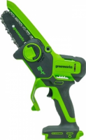 Аккумуляторная цепная пила GreenWorks G24MCS10k4 2008207UB - купить онлайн, цена 9 251.76 ₽, стоимость доставки по МСК и РФ от 300 рублей, заказать сейчас! Аккумуляторная цепная пила GreenWorks G24MCS10k4 2008207UB - купить за 9 251.76 ₽ в Москве с доставкой по РФ