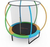 Батут DFC A.KOU KIDS 6 футов с сеткой TX-B7123-6FT - купить онлайн, цена 12 188.18 ₽, стоимость доставки по МСК и РФ от 300 рублей, заказать сейчас! Батут DFC A.KOU KIDS 6 футов с сеткой TX-B7123-6FT - купить за 12 188.18 ₽ в Москве с доставкой по РФ