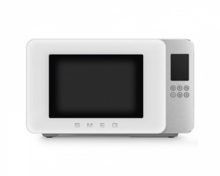 Микроволновая печь Smeg MOC01WHMEU - купить онлайн, цена 39 871.76 ₽, стоимость доставки по МСК и РФ от 300 рублей, заказать сейчас! Микроволновая печь Smeg MOC01WHMEU купить за 39 871.76 ₽ в Москве с доставкой по РФ