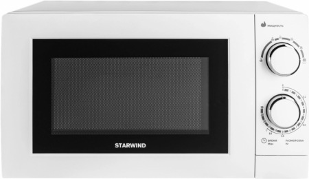 Микроволновая печь STARWIND SMW3820 белый - купить онлайн, цена 6 198.82 ₽, стоимость доставки по МСК и РФ от 300 рублей, заказать сейчас! Микроволновая печь STARWIND SMW3820 белый купить за 6 198.82 ₽ в Москве с доставкой по РФ