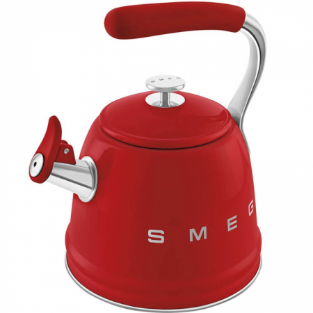 Чайник Smeg CKLW2001RD — вид спереди Чайник Smeg CKLW2001RD — детальное фото