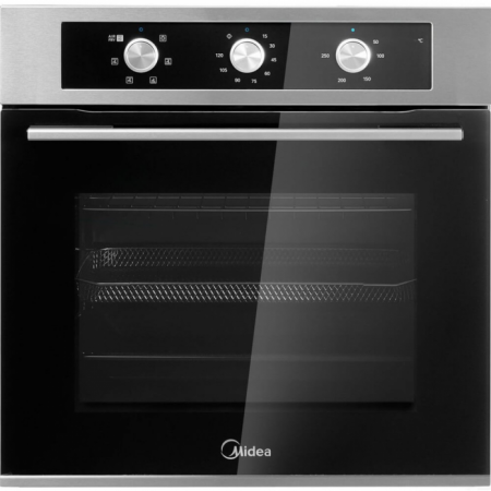 Электрический духовой шкаф Midea MO37003X нержавеющая сталь - купить онлайн, цена 20 548.24 ₽, стоимость доставки по МСК и РФ от 300 рублей, заказать сейчас! Электрический духовой шкаф Midea MO37003X нержавеющая сталь купить за 20 548.24 ₽ в Москве с доставкой по РФ