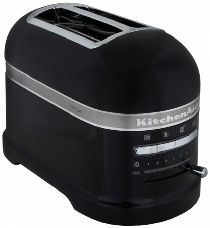 Тостер KitchenAid 5KMT2204EOB — вид спереди Тостер KitchenAid 5KMT2204EOB — детальное фото