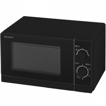 Микроволновая печь Sharp R-2000RK черный — вид спереди Микроволновая печь Sharp R-2000RK черный — детальное фото