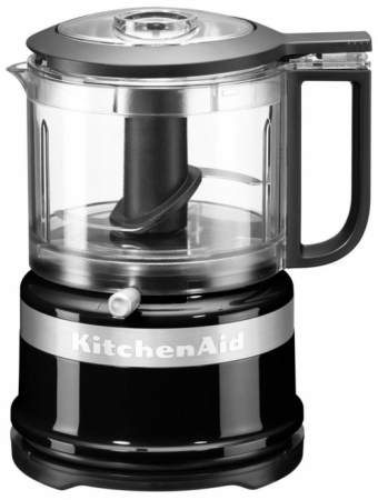 Мини-мельничка KitchenAid 5KFC3516EOB черный — вид спереди Мини-мельничка KitchenAid 5KFC3516EOB черный — детальное фото