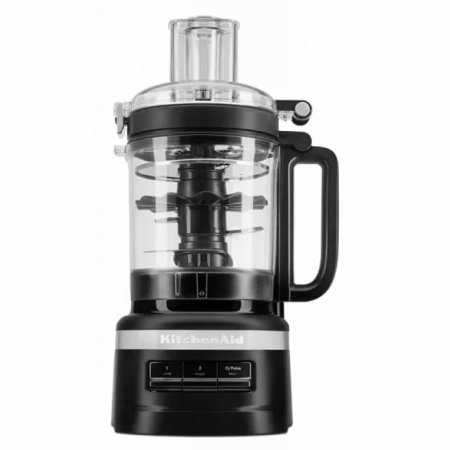 Кухонный комбайн KitchenAid 5KFP0921EBM матовый черный — вид спереди Кухонный комбайн KitchenAid 5KFP0921EBM матовый черный — детальное фото