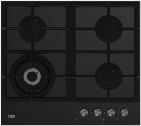 Газовая варочная поверхность Beko HILW 64225 S - купить онлайн, цена 19 790.59 ₽, стоимость доставки по МСК и РФ от 300 рублей, заказать сейчас! Газовая варочная поверхность Beko HILW 64225 S купить за 19 790.59 ₽ в Москве с доставкой по РФ