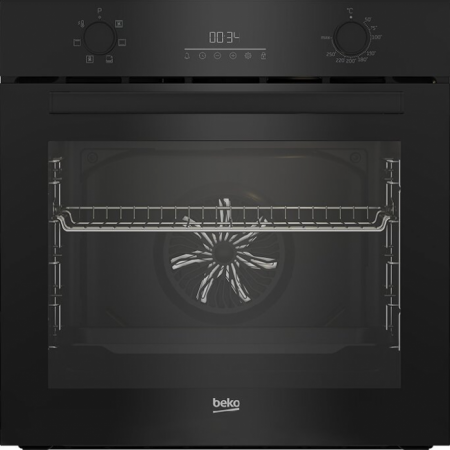 Электрический духовой шкаф Beko BBIE17300B черный - купить онлайн, цена 27 288.24 ₽, стоимость доставки по МСК и РФ от 300 рублей, заказать сейчас! Электрический духовой шкаф Beko BBIE17300B черный купить за 27 288.24 ₽ в Москве с доставкой по РФ