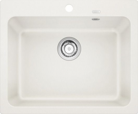 Кухонная мойка Blanco NAYA 6 белый Silgranit 519641 - купить онлайн, цена 47 335.29 ₽, стоимость доставки по МСК и РФ от 300 рублей, заказать сейчас! Кухонная мойка Blanco NAYA 6 белый Silgranit 519641 купить за 47 335.29 ₽ в Москве с доставкой по РФ