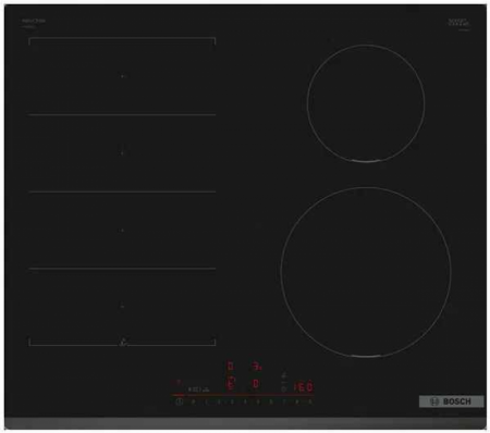 Индукционная варочная поверхность Bosch PIX631HC1E - купить онлайн, цена 67 789.41 ₽, стоимость доставки по МСК и РФ от 300 рублей, заказать сейчас! Индукционная варочная поверхность Bosch PIX631HC1E купить за 67 789.41 ₽ в Москве с доставкой по РФ